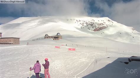 Altra Neve SullAppennino Abruzzese Bufera A Campo Imperatore E Il