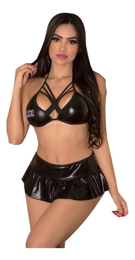 Lingerie Sensual Fantasia Policial Guarda Sex Pronta Entrega Mercado