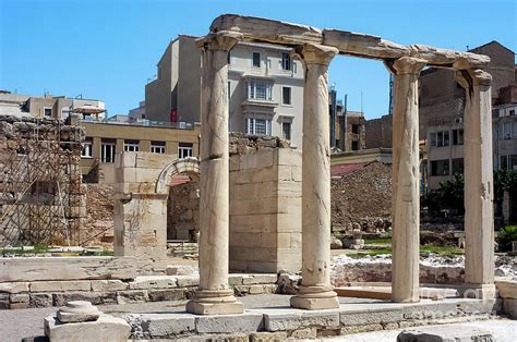 Ancient Athens Roman Agora Ruins Photograph by Bob Phillips | Fine Art ...