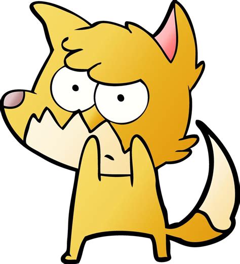 Cartoon Annoyed Fox 12430199 Vector Art At Vecteezy