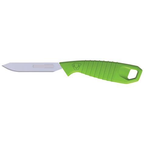 Hme Knife With Replaceable Blade Green