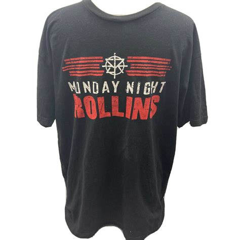 Wwe Seth Rollins Monday Night Rollins T Shirt Xl Etsy