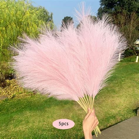 Faux Pampas Grass Decor Artificial Pampas Grass Decor For Home Wedding Decor Flower Arrangement