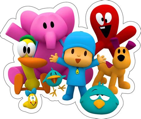 Pocoyo E Sua Turma Desenho Animado Infantil Personagens Fundo