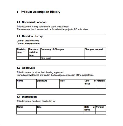 8 Product Description Templates – Samples , Examples & Format | Sample ...