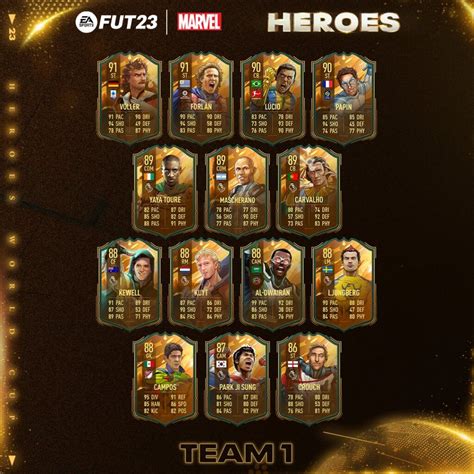 FIFA 23 Team 1 Heroes World Cup Svelata La Squadra Degli Eroi Della