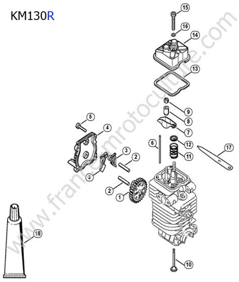 Vue éclatée Et Pièces Détachées Distribution Soupapes Pour Km130r Stihl France Motoculture