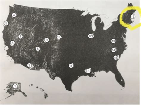 Map - The United States Geography Flashcards | Quizlet