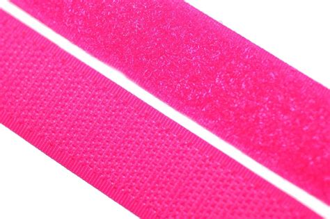 Klettband zum annähen 20mm neon pink Etsy de