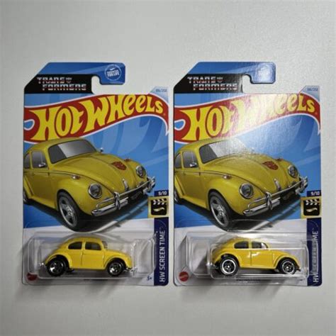 Hot Wheels Hw Screen Time Transformers Bumblebee Volkswagen Lot Of