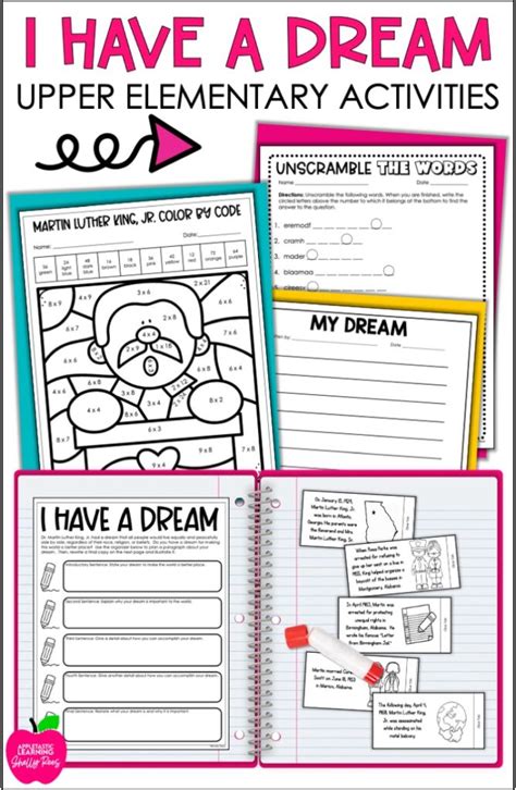 6 Engaging I Have a Dream Activities - Appletastic Learning