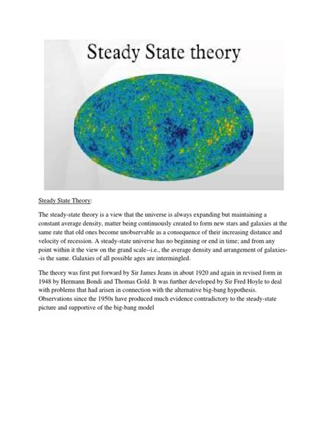 Steady State Theory vs Bigbang Theory and Evidences | Big Bang ...