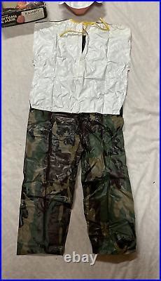 Unused Vintage Rambo Collegeville Halloween Costume Sylvester