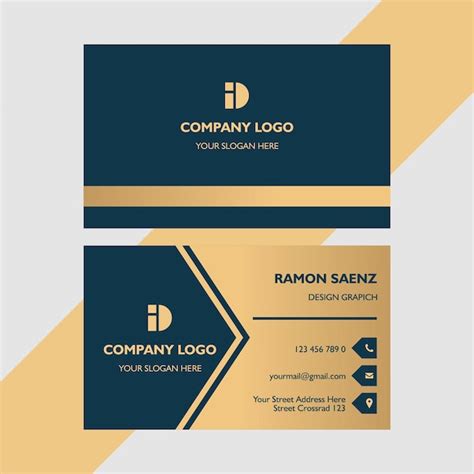 Premium Vector Colorful Business Card Template Can Be Used For Digital And Print