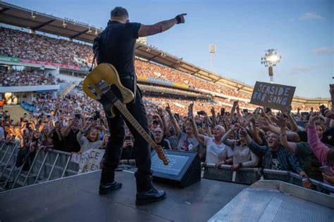 Bruce Springsteen E Street Band At Stadion Letzigrund Zurich