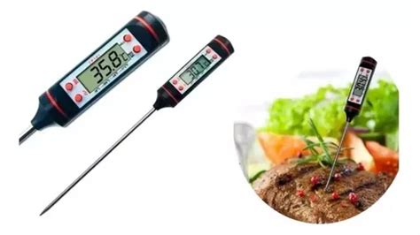 Termometro Digital Cocina 4 Botones Pincha Carne Liquidos