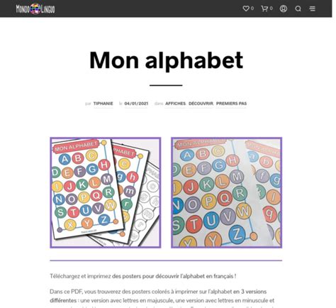 Le Moteur Du Fle Sur Le Th Me L Alphabet