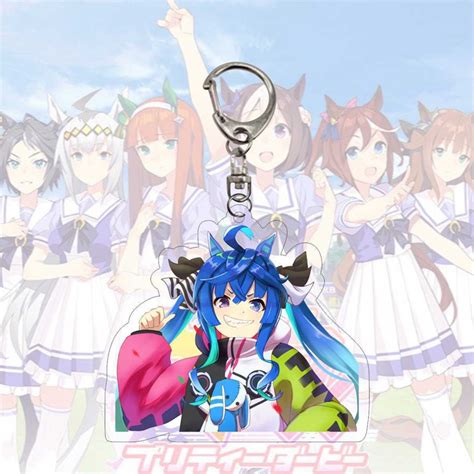 Qx New Arrival Anime Umamusume Pretty Derby Keychain Special Week