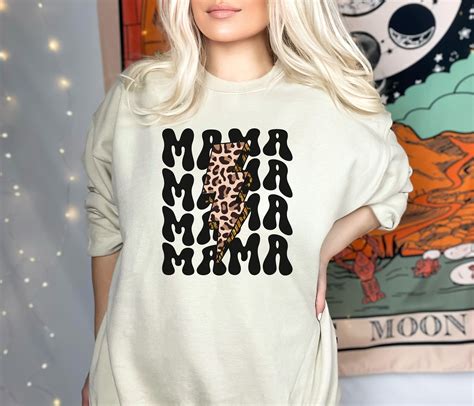 Mama Lightning Bolt Png Mama Svg Cheetah Mama Cheetah Print Svg Leopard Mama Png Mama