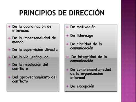 Principios De Direccion 3PrincipiosDireccion Pptx