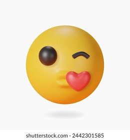 Blowing Kiss Emoji Svg