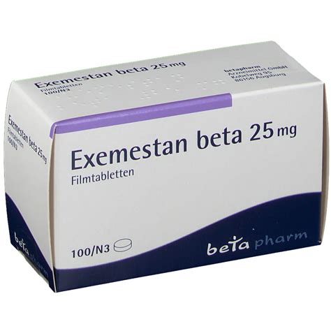 Exemestan Beta 25 Mg 100 St Mit Dem E Rezept Kaufen Shop Apotheke