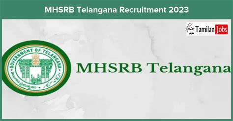 MHSRB Telangana Recruitment 2023 Staff Nurse Jobs 5204 Vacancies