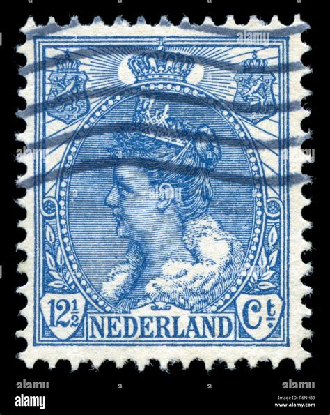 Briefmarke aus den Niederlanden in der Königin Wilhelmina Serie 1899