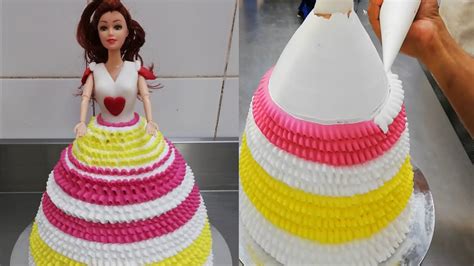 Fancy Barbie Doll Cake How To Make Barbie Doll Cake Barbie Doll Cake