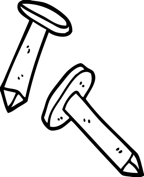 unas de dibujos animados de dibujo lineal  vector en vecteezy