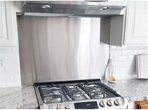 Amazon Lostronaut Stainless Steel Backsplash For Kitchen Wall