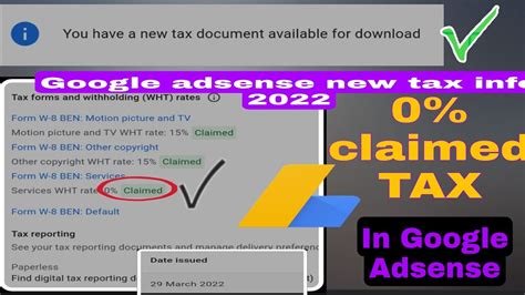 Youtube Tax Update Paano Mag Fill Up Ng Tax Declaration Form For