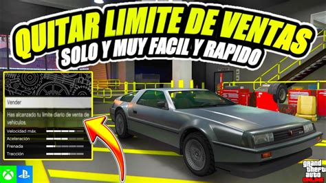 Como Quitar El Limite De Ventas Solucion Limite De Ventas Diario En Gta