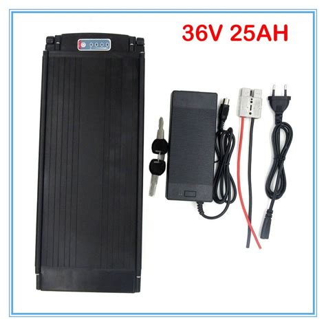 36v 1000w Rear Rack Ebike Battery 36v 25ah Electric Bike Lithium