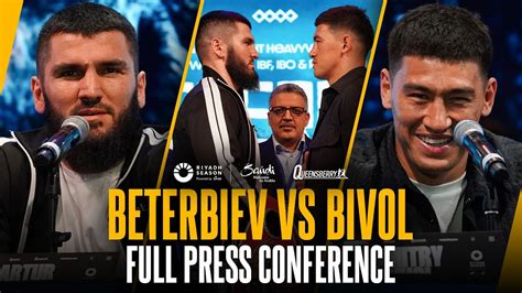 Artur Beterbiev Vs Dmitry Bivol Full Press Conference Undisputed