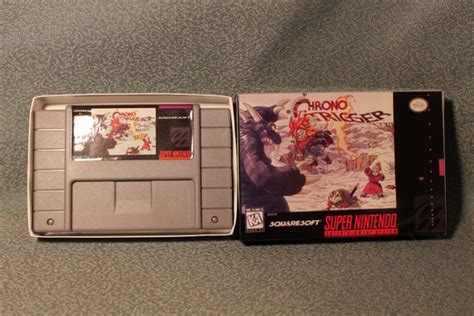 Chrono Trigger Reproduction With Box Snes Super Nintendo With