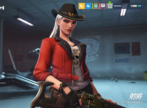 Overwatch New Ashe Deadlock Skin Review Shorts Youtube 41e