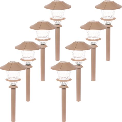 8 Pack Paradise Aluminum Led Low Voltage Path Walkway Garden Light Kit Ebay