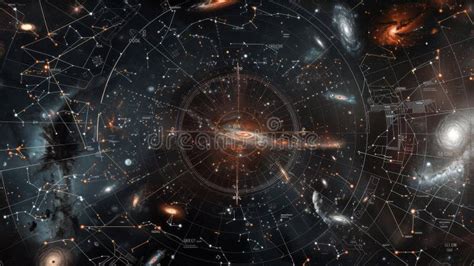 A Detailed Star Map Canvases the Universe with Labeled Constellations ...