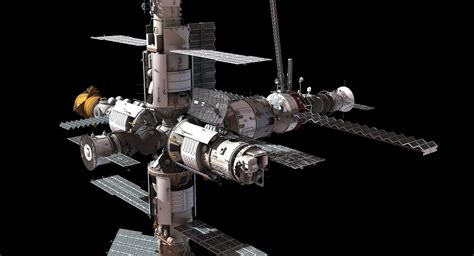 Mir Space Station D Model