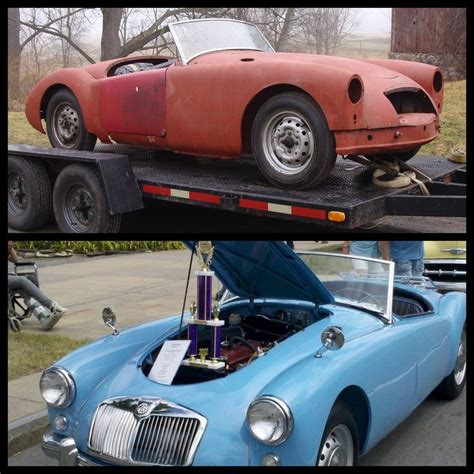 Mga Roadster Frame Off Restoration In Iris Blue