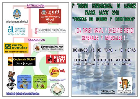 NUEVO TORNEO INTERNACIONAL EN ALCOY !! 7º Torneo Internacional de