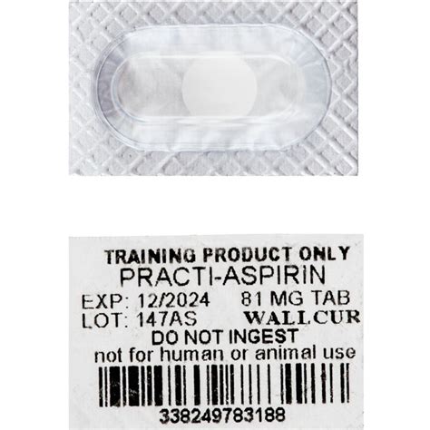 Wallcur 1024946 Practi Aspirin 81 Mg Oral Unit Dose