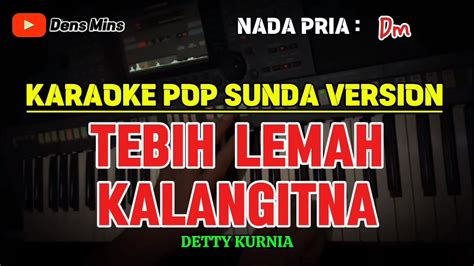 TEBIH LEMAH KALANGITNA DETTY KURNIA KARAOKE POP SUNDA VERSION