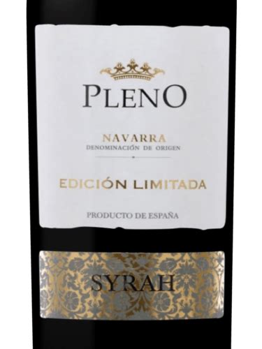 Agronavarra Pleno Edición Limitada Syrah Vivino US