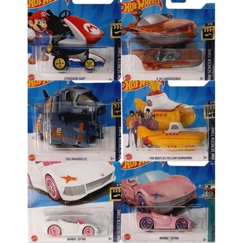 HOT WHEELS TEMATICOS YELLOW SUBMARINE LANDSPEEDER BARBIE EXTRA ARMADILLO MARIO KART DISNEY