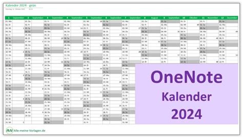 Kalender F R Onenote Kostenlose Vorlage Alle Meine Vorlagen De