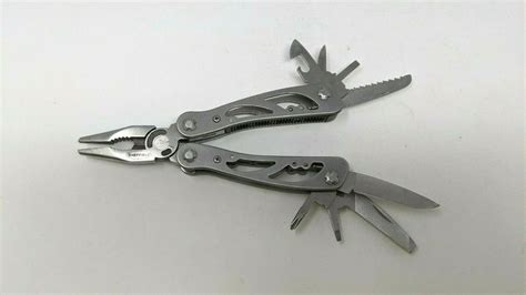 Sheffield 12 In 1 Multi Tool Stainless Steel Pliers Wire Cutter File S