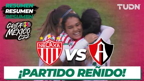 Resumen y goles Necaxa vs Atlas Grita México Femenil C22 J6 TUDN