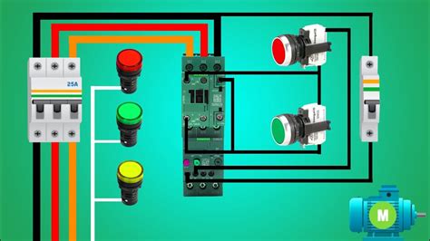 Diagrama De Arranque Directo De Un Motor Trifasico Conexion